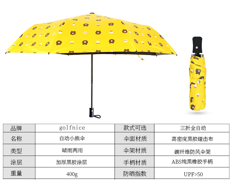 全自動(dòng)三折傘