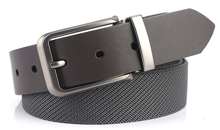 高爾夫彈性皮革皮帶